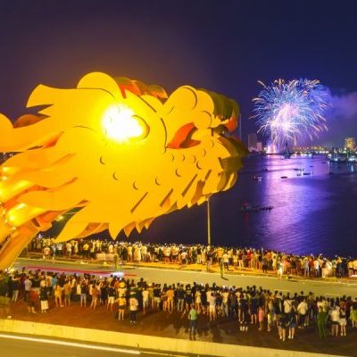 Мост Дракона в Дананге — знаменитый мост, который «дышит огнём», обзорная экскурсия Обзорная экскурсия по Данангу — Мост Дракона, река Хан и современные виды города с русским гидом